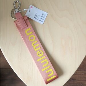 lululemon athletica - Pink and Yellow Key Lanyard